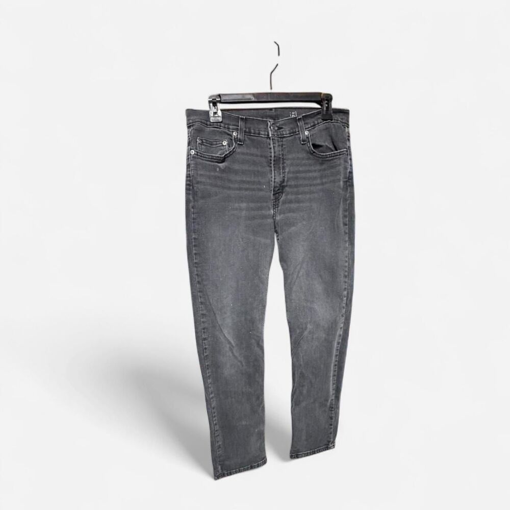 George Men's Black Jeans